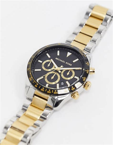 michael kors mk6835|Michael Kors layton mix metal bracelet watch MK6835 .